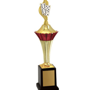 Troféu de Dominó com 39cm 500111-FDMD-001