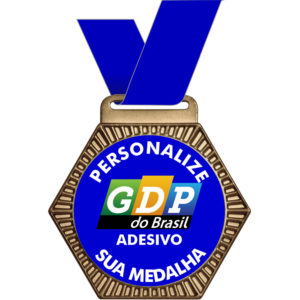 Medalha com 7x6cm de diâmetro M70600 - Image 3
