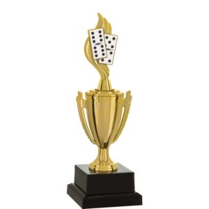 Troféu de Dominó com 26cm 501583-FDMD-001