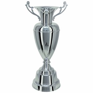 Taça em metal com 60cm prateada 301076-TDPR