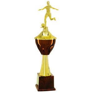 Troféu Vencedor de Futebol Feminino com 37cm 504191