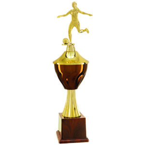 Troféu Vencedor de Futebol Feminino com 35cm 504192