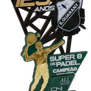 Troféu Personalizado 129 Anos - Padel/Tênis