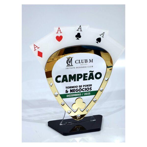 trofeu-coracao-ases-dourado-campeao