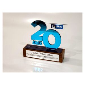 Troféu Número Personalizado - Aniversário de Empresa