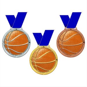 Medalha de Basquete com 7,5cm de diâmetro M75007 - Imagem 1