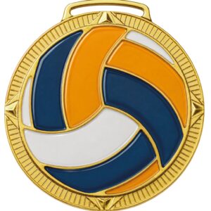 Medalha de Vôlei com 7,5cm de diâmetro M75006 - Imagem 2