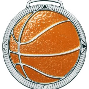 Medalha de Basquete com 7,5cm de diâmetro M75007 - Imagem 3